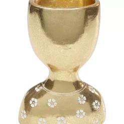 Deko & Geschenkartikel-KARE Design Deko Objekt Daisy Head Gold 19Cm