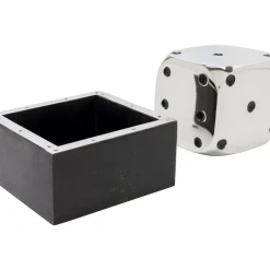 Sonstiges & Zubehör Accessoires-KARE Design Deko Objekt Dice Silber 10X10Cm