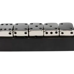 Sonstiges & Zubehör Accessoires-KARE Design Deko Objekt Dices Silber 20X6Cm
