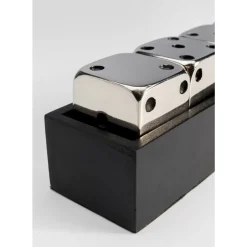 Sonstiges & Zubehör Accessoires-KARE Design Deko Objekt Dices Silber 20X6Cm