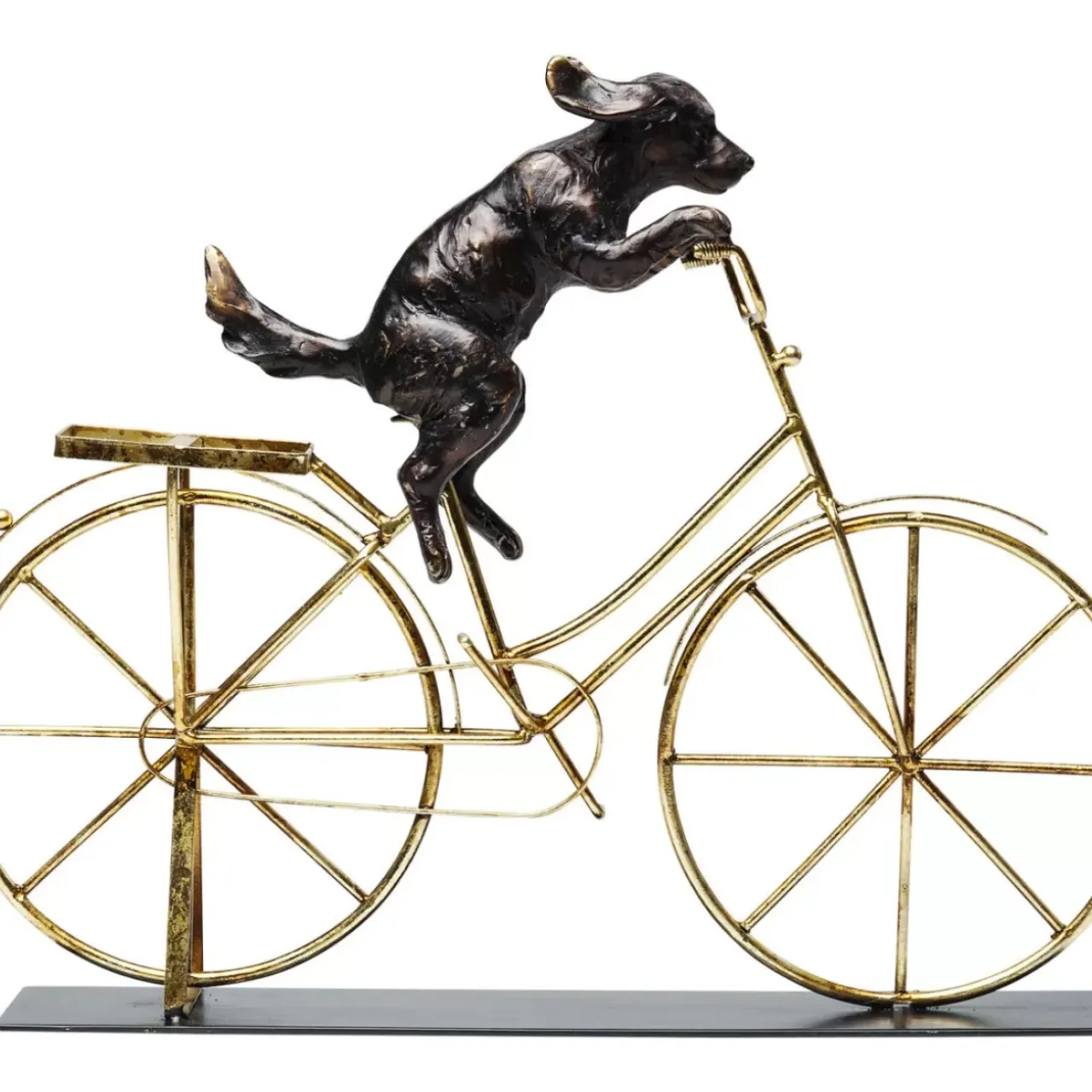 Deko & Geschenkartikel-KARE Design Deko Objekt Dog With Bicycle