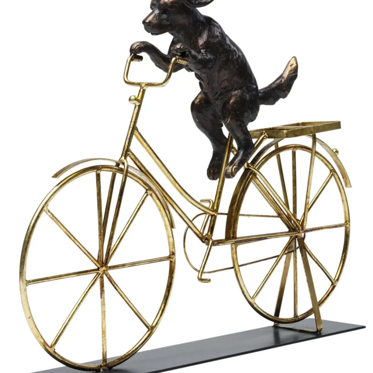 Deko & Geschenkartikel-KARE Design Deko Objekt Dog With Bicycle
