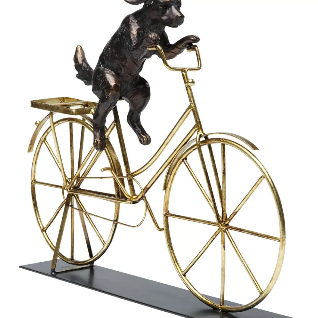 Deko & Geschenkartikel-KARE Design Deko Objekt Dog With Bicycle
