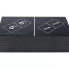 Sonstiges & Zubehör Accessoires-KARE Design Deko Objekt Domino Schwarz 24X7Cm