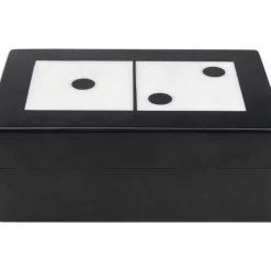 Sonstiges & Zubehör Accessoires-KARE Design Deko Objekt Domino Schwarz/Weis 14X5Cm