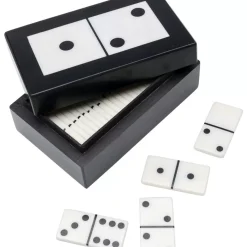 Sonstiges & Zubehör Accessoires-KARE Design Deko Objekt Domino Schwarz/Weis 14X5Cm