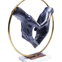 Deko & Geschenkartikel-KARE Design Deko Objekt Elements Heart Hand 33,5Cm