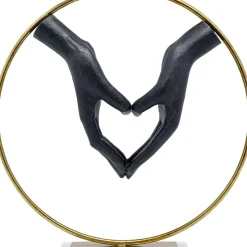 Deko & Geschenkartikel-KARE Design Deko Objekt Elements Heart Hand 62Cm