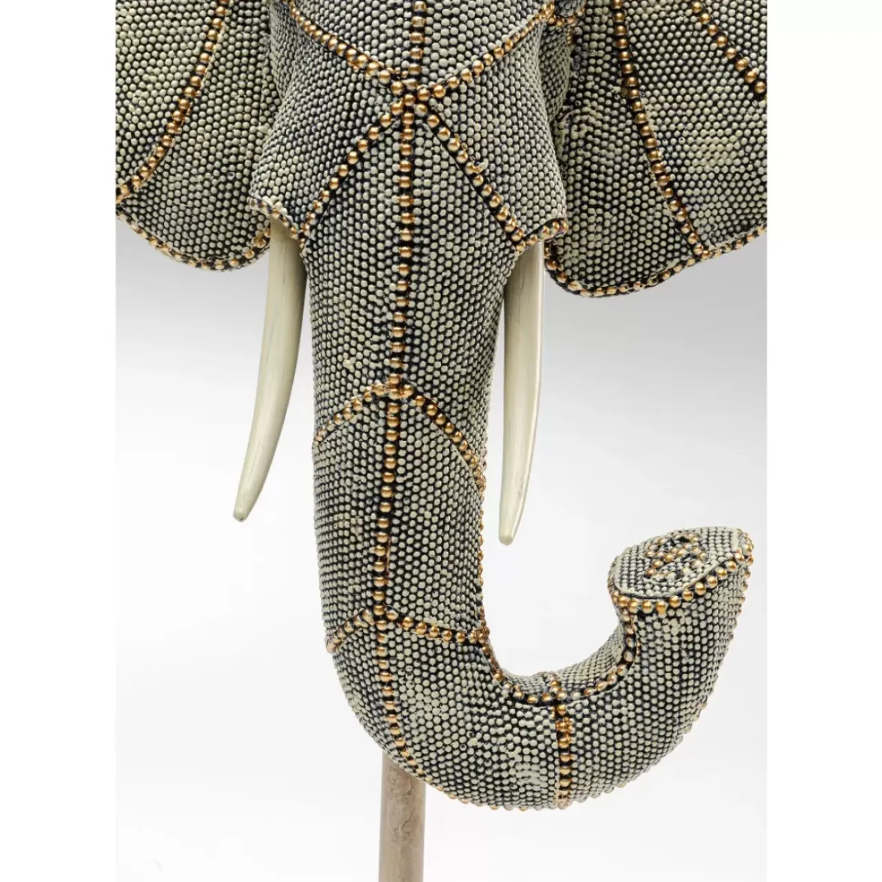 Deko & Geschenkartikel-KARE Design Deko Objekt Elephant Head Pearls 49Cm