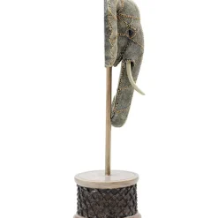 Deko & Geschenkartikel-KARE Design Deko Objekt Elephant Head Pearls 49Cm