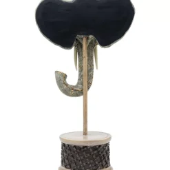 Deko & Geschenkartikel-KARE Design Deko Objekt Elephant Head Pearls 49Cm