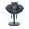 Deko & Geschenkartikel-KARE Design Deko Objekt Elephant Royal Schwarz 57Cm