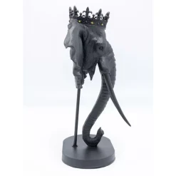 Deko & Geschenkartikel-KARE Design Deko Objekt Elephant Royal Schwarz 57Cm