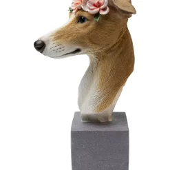 Deko & Geschenkartikel-KARE Design Deko Objekt Fiori Greyhound 47Cm