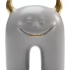 Deko & Geschenkartikel-KARE Design Deko Objekt Funny Teeth Grau 15Cm