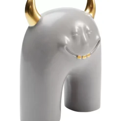 Deko & Geschenkartikel-KARE Design Deko Objekt Funny Teeth Grau 15Cm