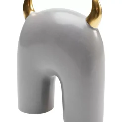 Deko & Geschenkartikel-KARE Design Deko Objekt Funny Teeth Grau 15Cm
