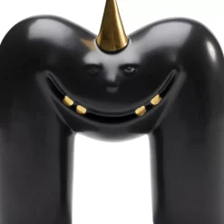 Deko & Geschenkartikel-KARE Design Deko Objekt Funny Teeth Schwarz 15Cm