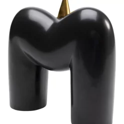 Deko & Geschenkartikel-KARE Design Deko Objekt Funny Teeth Schwarz 15Cm