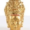 Deko & Geschenkartikel-KARE Design Deko Objekt Goddess Head Gold 39Cm