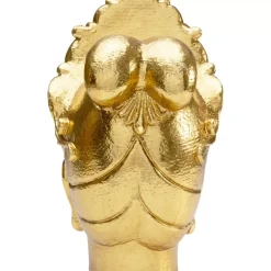 Deko & Geschenkartikel-KARE Design Deko Objekt Goddess Head Gold 39Cm