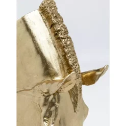 Deko & Geschenkartikel-KARE Design Deko Objekt Horse Face Gold 57Cm