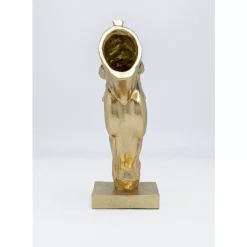 Deko & Geschenkartikel-KARE Design Deko Objekt Horse Face Gold 57Cm