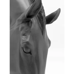 Deko & Geschenkartikel-KARE Design Deko Objekt Horse Face Schwarz 57Cm