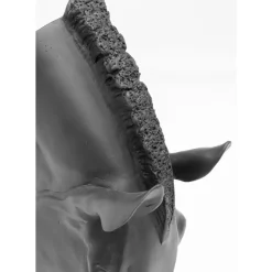 Deko & Geschenkartikel-KARE Design Deko Objekt Horse Face Schwarz 57Cm