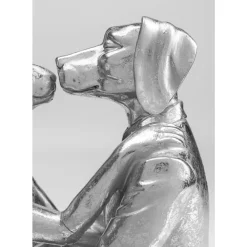 Deko & Geschenkartikel-KARE Design Deko Objekt Kissing Rabbit And Dog Silber