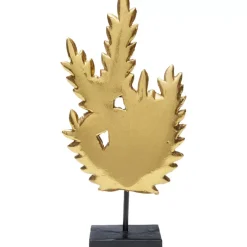 Deko & Geschenkartikel-KARE Design Deko Objekt Leaves Gold 14Cm