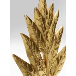 Deko & Geschenkartikel-KARE Design Deko Objekt Leaves Gold 15Cm