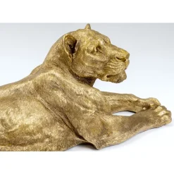 Deko & Geschenkartikel-KARE Design Deko Objekt Lion Gold 113Cm