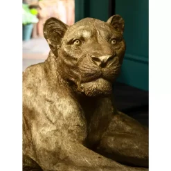 Deko & Geschenkartikel-KARE Design Deko Objekt Lion Gold 113Cm