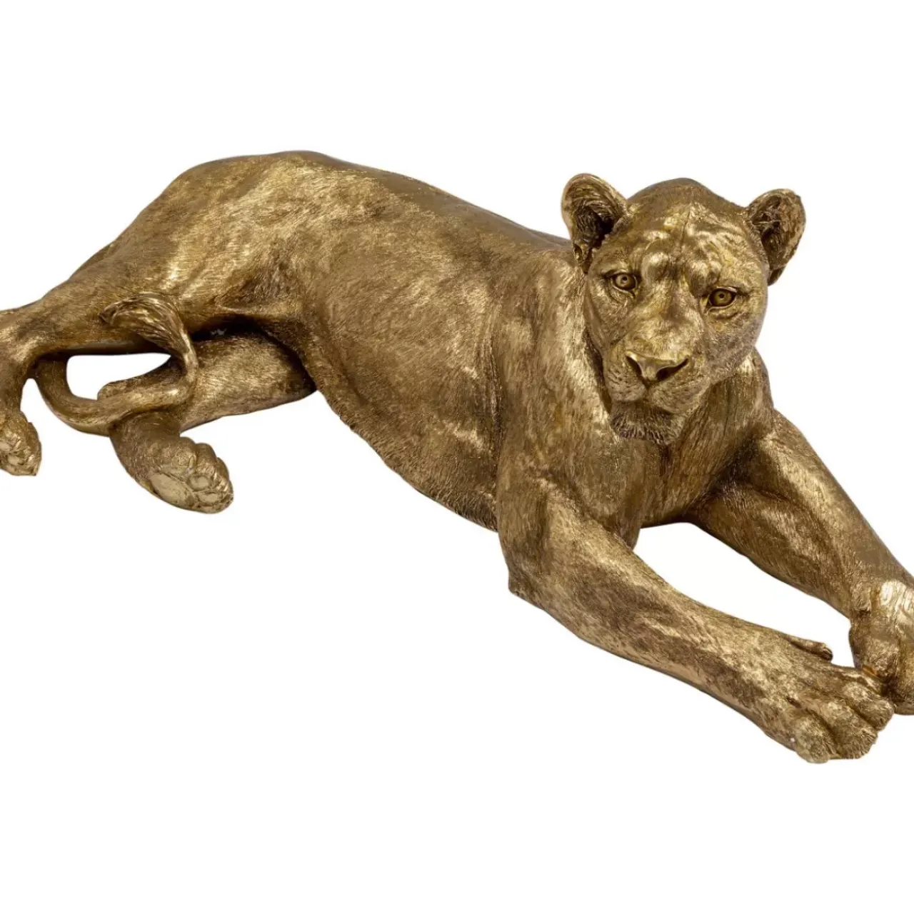 Deko & Geschenkartikel-KARE Design Deko Objekt Lion Gold 113Cm