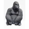 Deko & Geschenkartikel-KARE Design Deko Objekt Monkey Gorilla Side Medium Schwarz