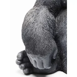 Deko & Geschenkartikel-KARE Design Deko Objekt Monkey Gorilla Side Medium Schwarz