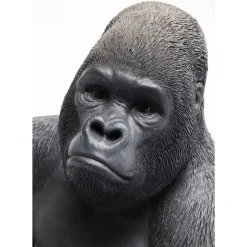 Deko & Geschenkartikel-KARE Design Deko Objekt Monkey Gorilla Side Medium Schwarz