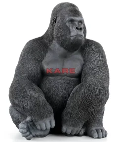 Deko & Geschenkartikel-KARE Design Deko Objekt Monkey Gorilla Side Xl Schwarz