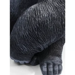 Deko & Geschenkartikel-KARE Design Deko Objekt Monkey Gorilla Side Xl Schwarz