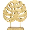 Deko & Geschenkartikel-KARE Design Deko Objekt Monstera Leaf Gold 36Cm