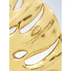 Deko & Geschenkartikel-KARE Design Deko Objekt Monstera Leaf Gold 36Cm
