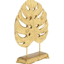 Deko & Geschenkartikel-KARE Design Deko Objekt Monstera Leaf Gold 36Cm