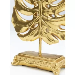 Deko & Geschenkartikel-KARE Design Deko Objekt Monstera Leaf Gold 26Cm