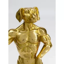 Deko & Geschenkartikel-KARE Design Deko Objekt Muscle Dog Gold