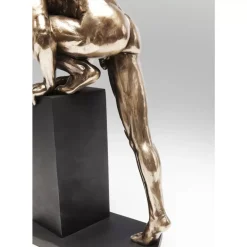 Deko & Geschenkartikel-KARE Design Deko Objekt Nude Man Stand Bronze 35Cm