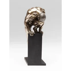 Deko & Geschenkartikel-KARE Design Deko Objekt Nude Man Stand Bronze 35Cm