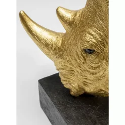 Deko & Geschenkartikel-KARE Design Deko Objekt Rhino Gold