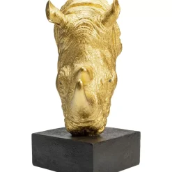 Deko & Geschenkartikel-KARE Design Deko Objekt Rhino Gold