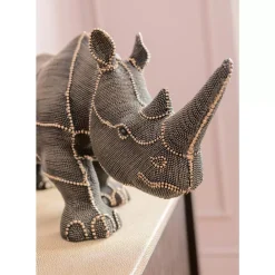 Deko & Geschenkartikel-KARE Design Deko Objekt Rhino Rivets Pearls 25